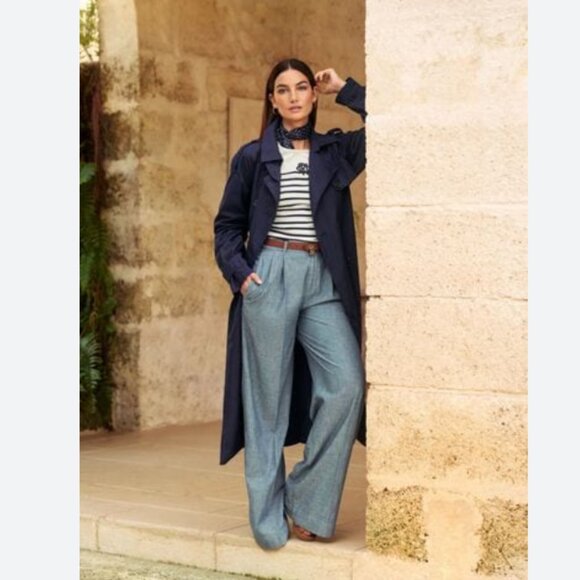 Lauren Ralph Lauren Pants - NWT Lauren Ralph Lauren Pleated Wide Leg Linen Pants sz14